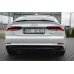Накладки сплиттеры боковые на задний бампер на Audi A5 B9 Sportback S-Line